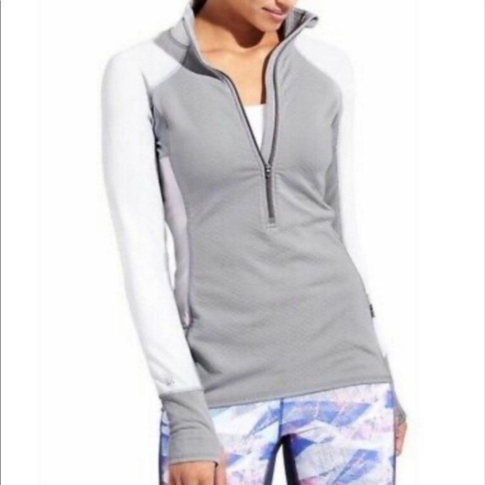 Athleta Heat Zone Half Zip Sweatshirt